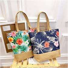 Printed Beach Bag